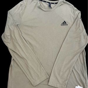 NWT Men’s Large Adidas Orbit Green/ Black long sleeve tshirt